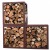 Contenitore per legna in acciaio corten - 50 cm