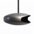 Hein & Haugaard UFO-80 biocamino da soffitto in stile New York industrial 