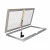 Vinorage Porta in vetro per cantina 64x100 cm - ottone 