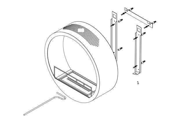 Wall mounted biofireplace manual