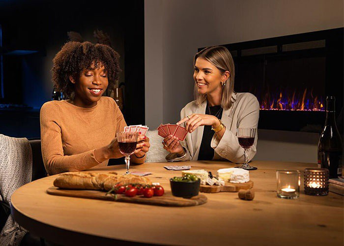 Napoleon Electric Fireplace in Cosy Environment