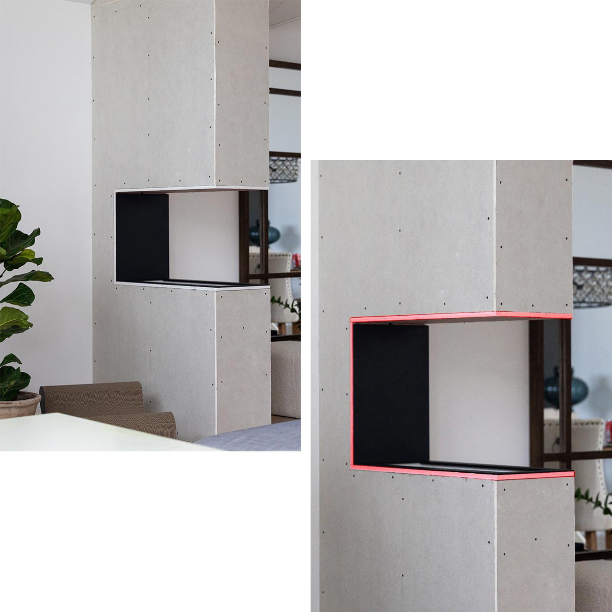 Camino bioetanolo bianco freestanding