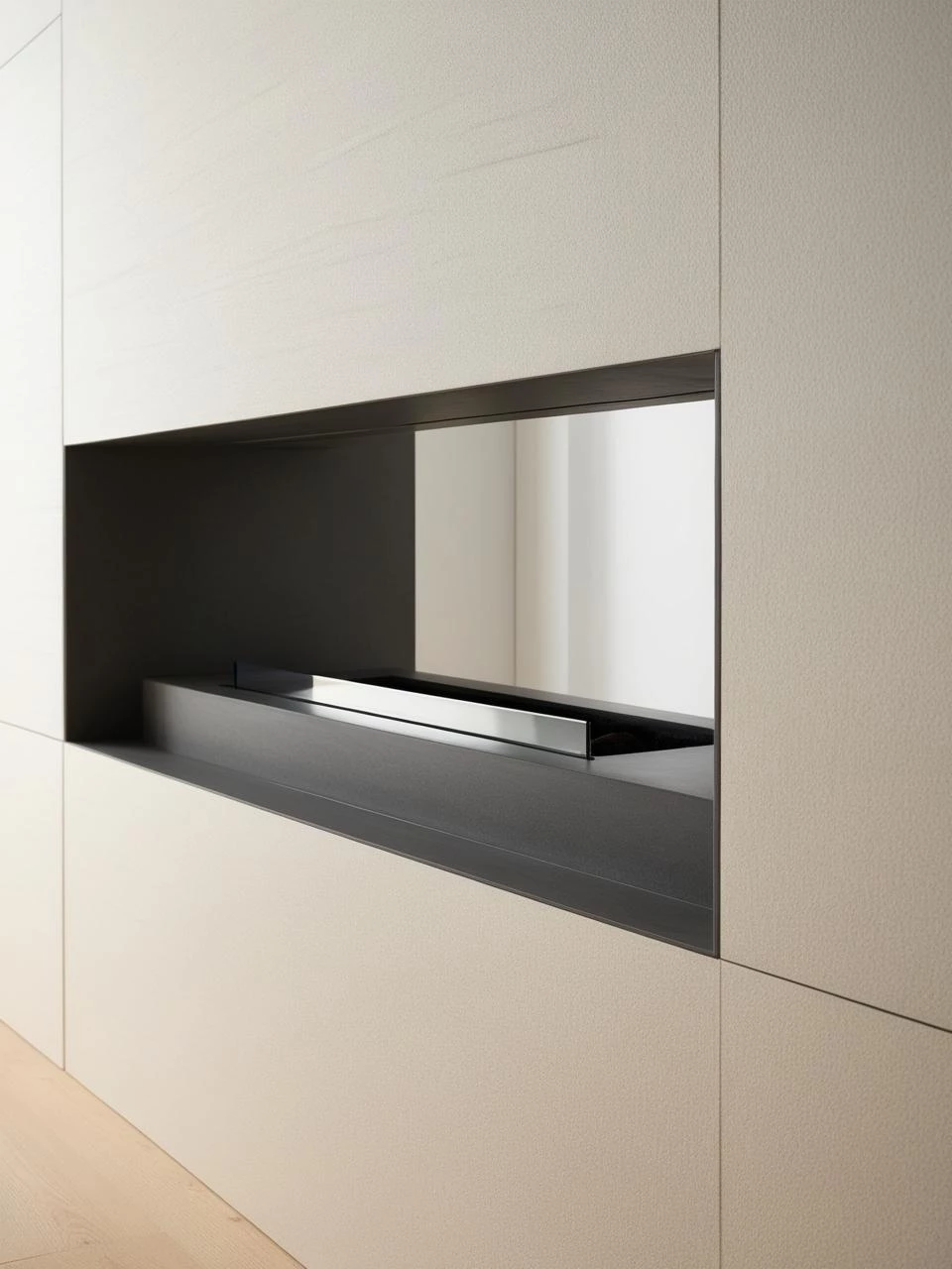 Installazione camino bioetanolo da incasso